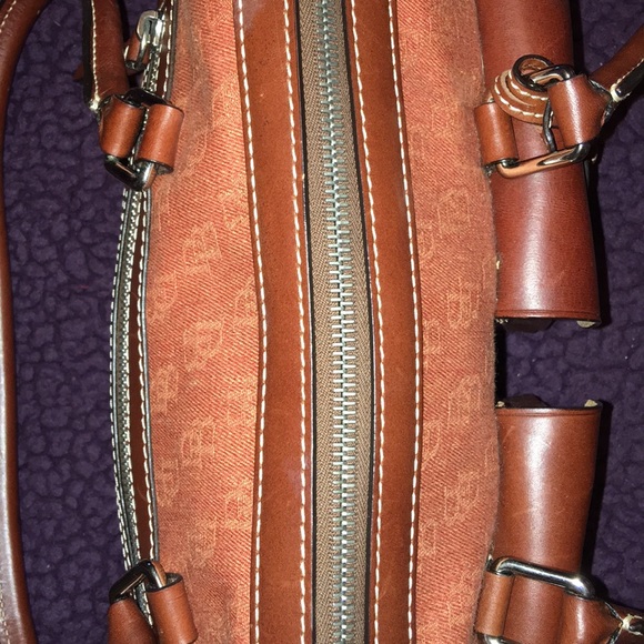 Dooney & Bourke Classic Fabric and Leather Bag - Picture 9 of 10
